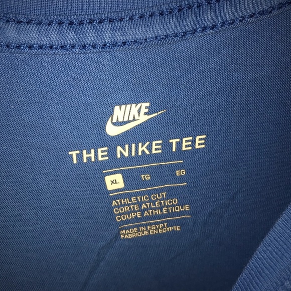 Mens blue Nike just do it T-shirt - Picture 2 of 4